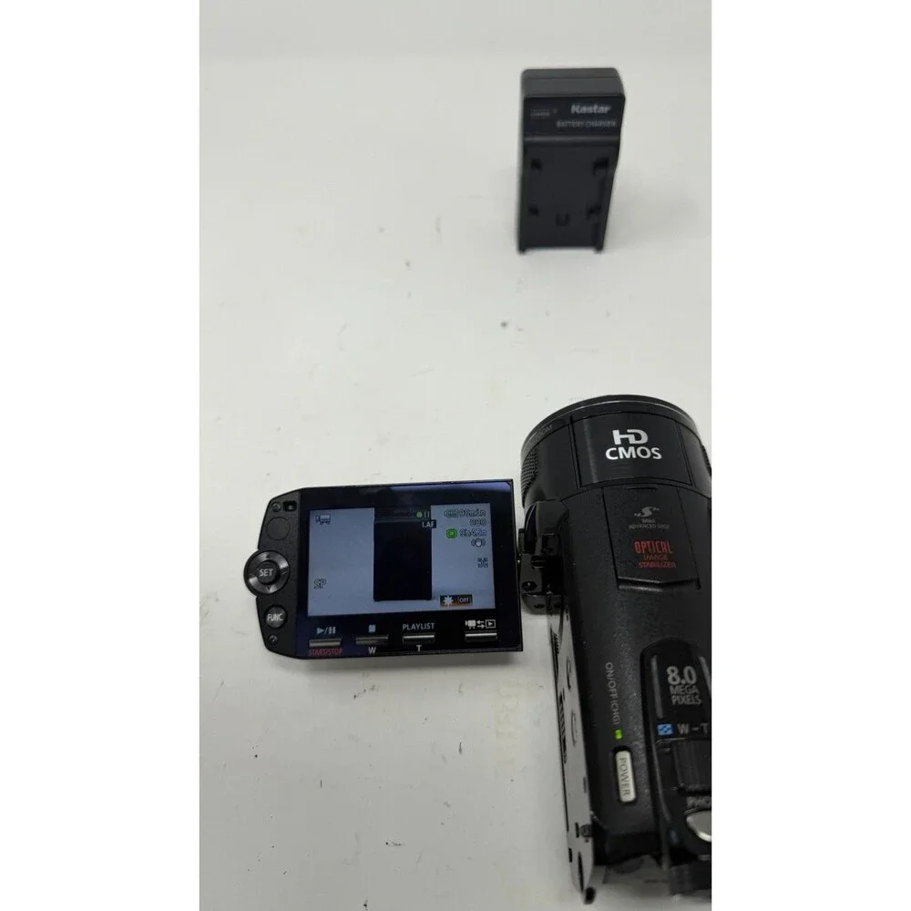 Canon Vixia HF S10 32 GB Camcorder - Black 8.0MP 10X Optical Zoom 2.6